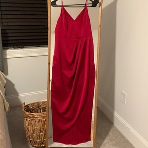 Express - Red Long Dress